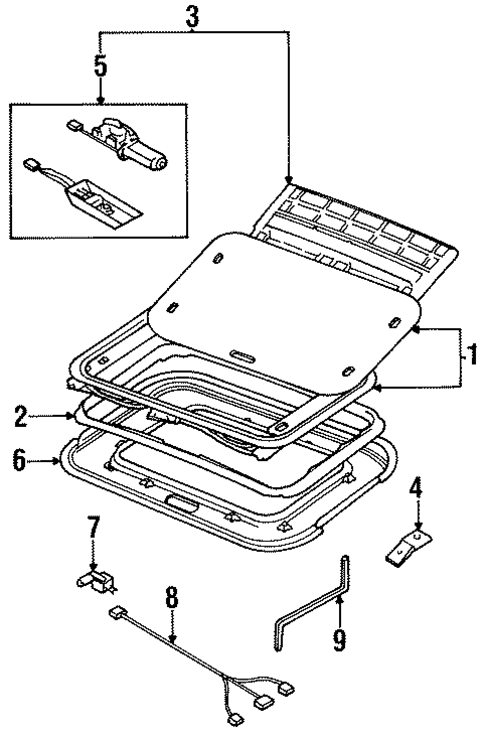 Sunroof for 1995 Kia Sportage #0