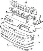 10029777 - Body: Header Panel for Pontiac: Sunbird Image