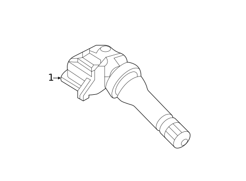 Tire Pressure Monitor Components for 2025 Mazda CX-90 #2