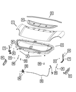 68201738AA - Body Sheet Metal Except Doors: Retainer for Mopar Image