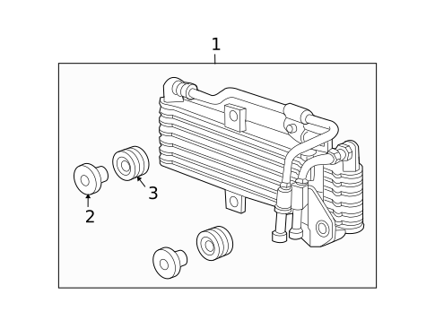 Trans Oil Cooler for 2015 Honda Pilot #0