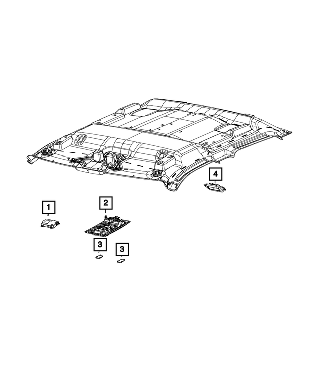 68105821AB - Electrical: Compass Module for Mopar Image