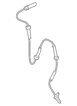 34526895655 - Brakes: ABS Sensor for BMW: Alpina XB7, X5, X6, X7, XM Image