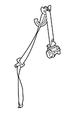 7337076030B1 - : Lap &amp; Shoulder Belt for Lexus: CT200h Image