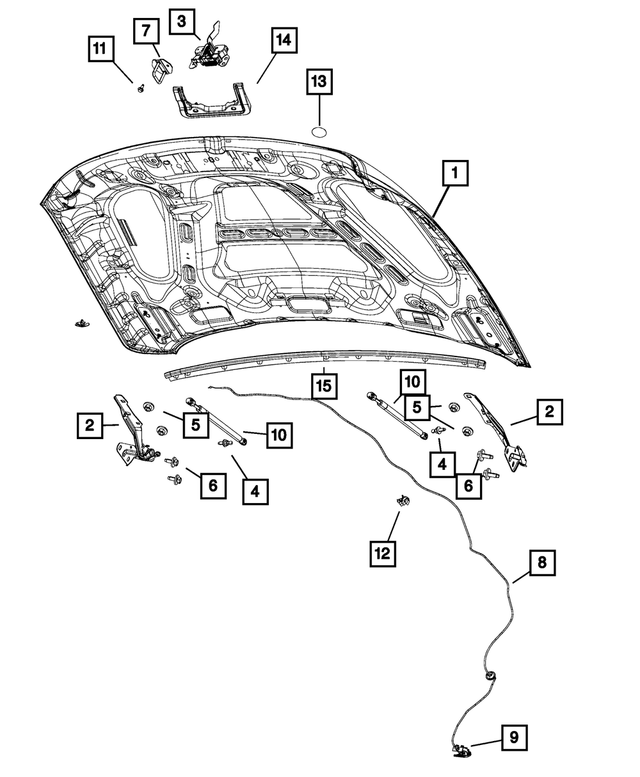 68279699AA - Body Sheet Metal Except Doors: Anti-squeak Tape for Mopar Image image