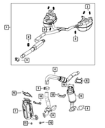 5147032AF - Exhaust: Resonator And Tailpipe Muffler for Mopar Image image