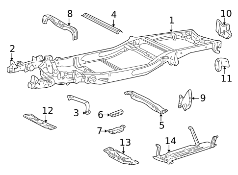 Frame & Components for 2002 Lincoln Blackwood #0