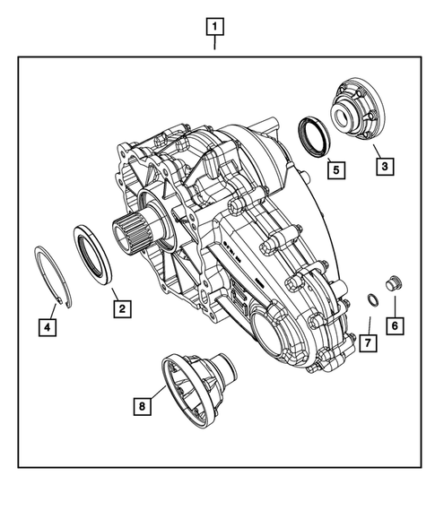 Transfer Case Assembly for 2014 Dodge Durango #0