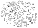 7119963151 - Engine: Engine Oil Drain Plug Gasket for BMW Image