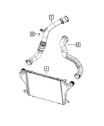 68283404AF - Cooling: Charge Air Cooler Duct for Jeep: Gladiator, Wrangler Image