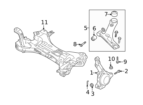 Suspension Components for 2012 Hyundai Sonata #2