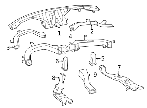 Ducts for 2014 Nissan Pathfinder #0