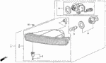 9390134210 - Electrical/Exhaust/Heater/Fuel: SCREW, TAPPING (4X10) for Acura Image