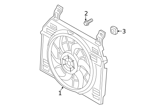 Condenser Fan for 2019 Land Rover Range Rover Sport #0
