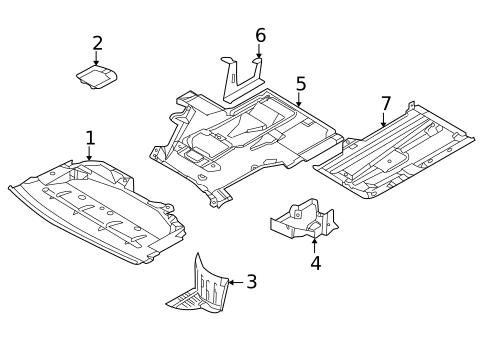 Splash Shields for 2000 BMW M5 #0