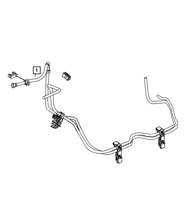 « 52124669AB – Fuel : Carburant Et Tube De Frein Faisceau, Châssis pour Mopar Image »