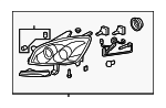 25931128 - Electrical: Headlamp Assembly for Saturn: Outlook Image