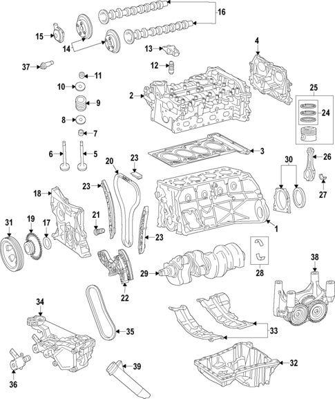 Oil Pump for 2021 Mercedes-Benz GLA250 #0