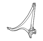 7322052201C1 - Body: Belt &amp; Retractor for Toyota: Echo Image