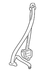 7321052110C1 - Electrical: Belt &amp; Retractor for Toyota: Echo Image
