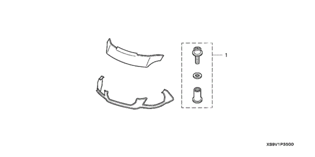 Nose Mask (Full) for 2005 Honda Pilot #0