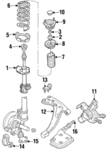 AS1081 - Suspension: Strut for Mercury: Villager Image