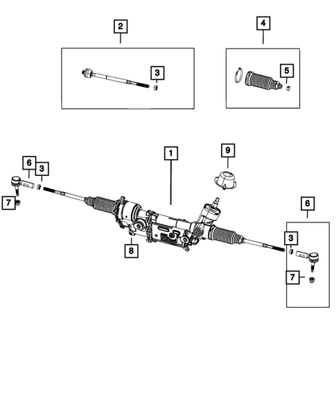 Steering Gear for 2024 Dodge Charger Daytona #0
