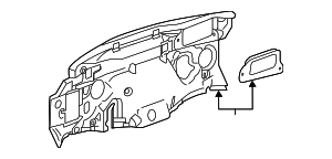 2020-2026 GM Dash Panel Inner Insulator 85535309 GM | GMPartsDirect.com