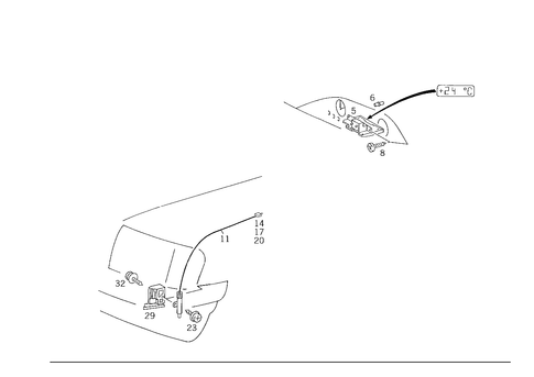Outside Temperature Indicator for 1989 Mercedes-Benz 300TE #3