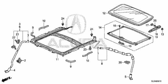 Sliding Roof for 2013 Acura TSX #0