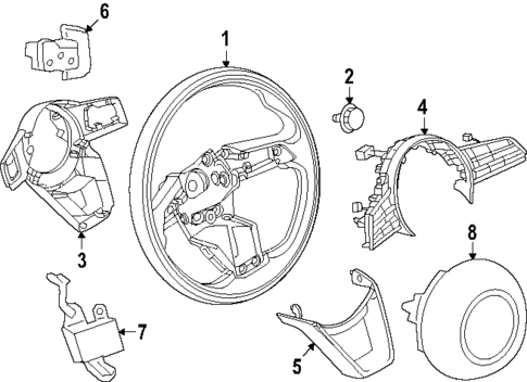 Steering Wheel & Trim for 2025 Mazda CX-70 #0