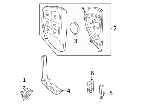 Keyless Entry Components for 2025 Cadillac OPTIQ #2