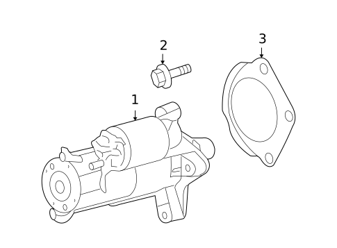Starter for 2008 Dodge Nitro #0