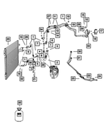 68247737AE - Air Conditioners and Heaters: A/c Suction And Liquid Line for Mopar Image image