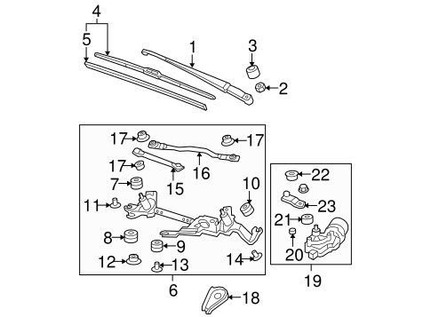 ホンダ - FIT Wiper & Washer Components for 2013 Honda Fit | OEM Parts Online