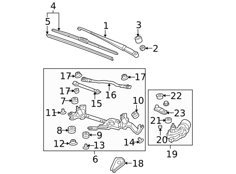Wipers for 2011 Honda Fit #0