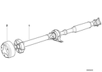 26111227937 - Prop Shaft: Prop Shaft Five Speed Gearbox for BMW Image