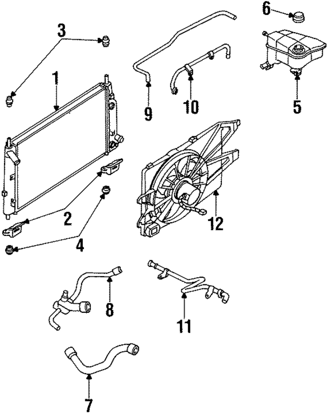 RF82 - Cooling System: Fan Assembly for Ford Image