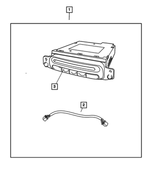 5064003AD - Mopar Accessories - Component Parts: Cd 6 Disc Changer for Mopar Image image