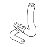 8V0121030B - Cooling System: Center Hose for Audi Image