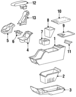 ZZL06441006 - Body: Console Panel for Mazda: Navajo Image