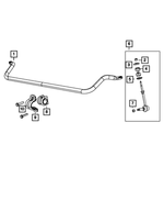 V8055439AA - Front Suspension: Stabilizer Bar Link Kit for Dodge: Ram 2500, Ram 3500 | Ram: 2500, 3500 Image