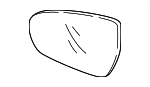 87611J9070 - Body: Mirror Glass for Hyundai Image