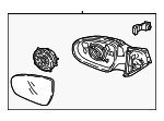 87620J9100SAW - Body: Mirror Assembly for Hyundai Image