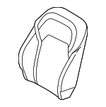 52108079515 - Body: Seat Back Cover for BMW: i4, X4 Image