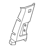 20937788 - Body: Upper Center Pillar Trim for Chevrolet: Traverse Image