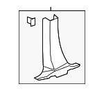 20916227 - Body: Lower Center Pillar Trim for Chevrolet: Traverse Image