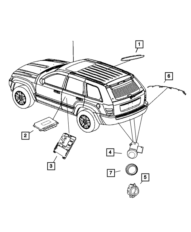 68056690AB - Electrical: Sensor Mounting Bracket for Mopar Image