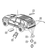 56038805AF - Electrical: Module Bracket for Mopar Image