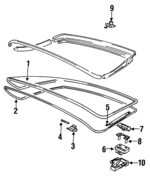 94451203404 - : Lock Housing for Porsche: 924, 944 Image